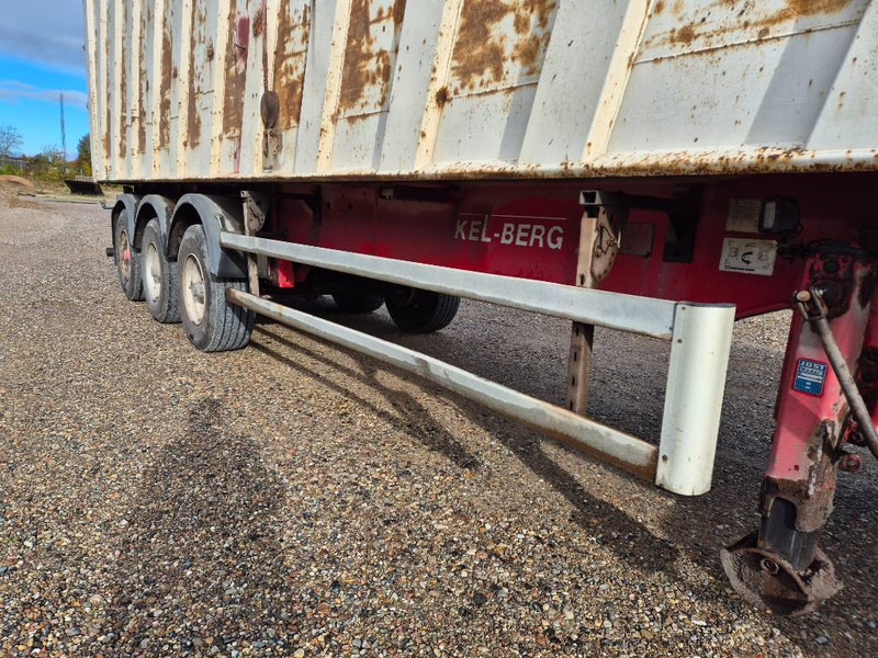Kipper oplegger KEL-BERG 71 m3 steel tipper / stål tipper (nysynet): afbeelding 8