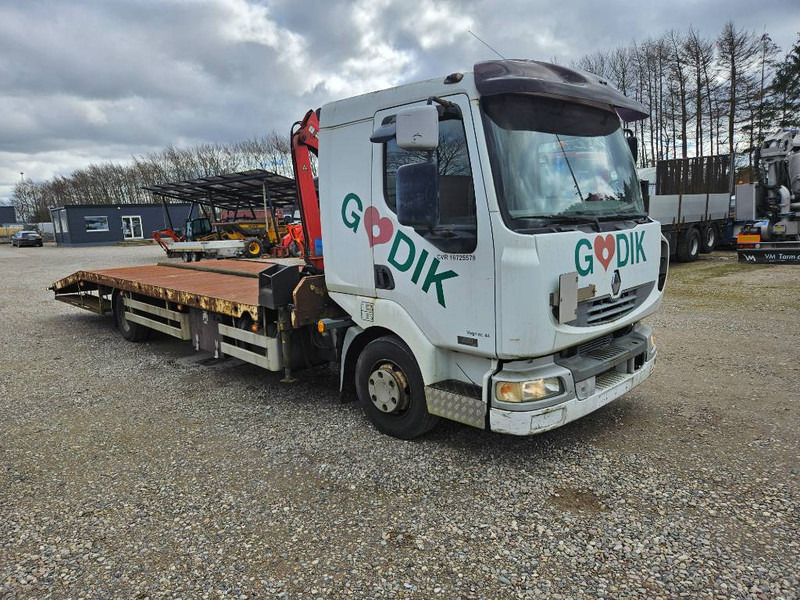 Renault Midlum 220 Machine/auto Transport and crane(2 stk) - Autovrachtwagen vrachtwagen: afbeelding 5 Renault Midlum 220 Machine/auto Transport and crane(2 stk) - Autovrachtwagen vrachtwagen: afbeelding 5