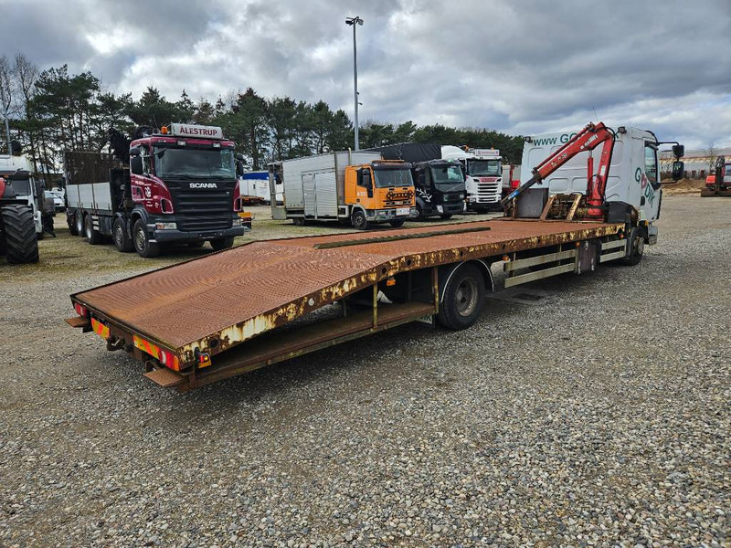 Renault Midlum 220 Machine/auto Transport and crane(2 stk) - Autovrachtwagen vrachtwagen: afbeelding 4 Renault Midlum 220 Machine/auto Transport and crane(2 stk) - Autovrachtwagen vrachtwagen: afbeelding 4