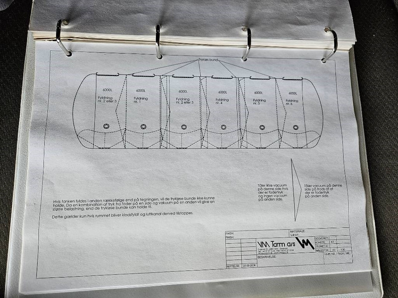 Tank aanhanger VM Tarm 3 axle Pellets: afbeelding 6 Tank aanhanger VM Tarm 3 axle Pellets: afbeelding 6