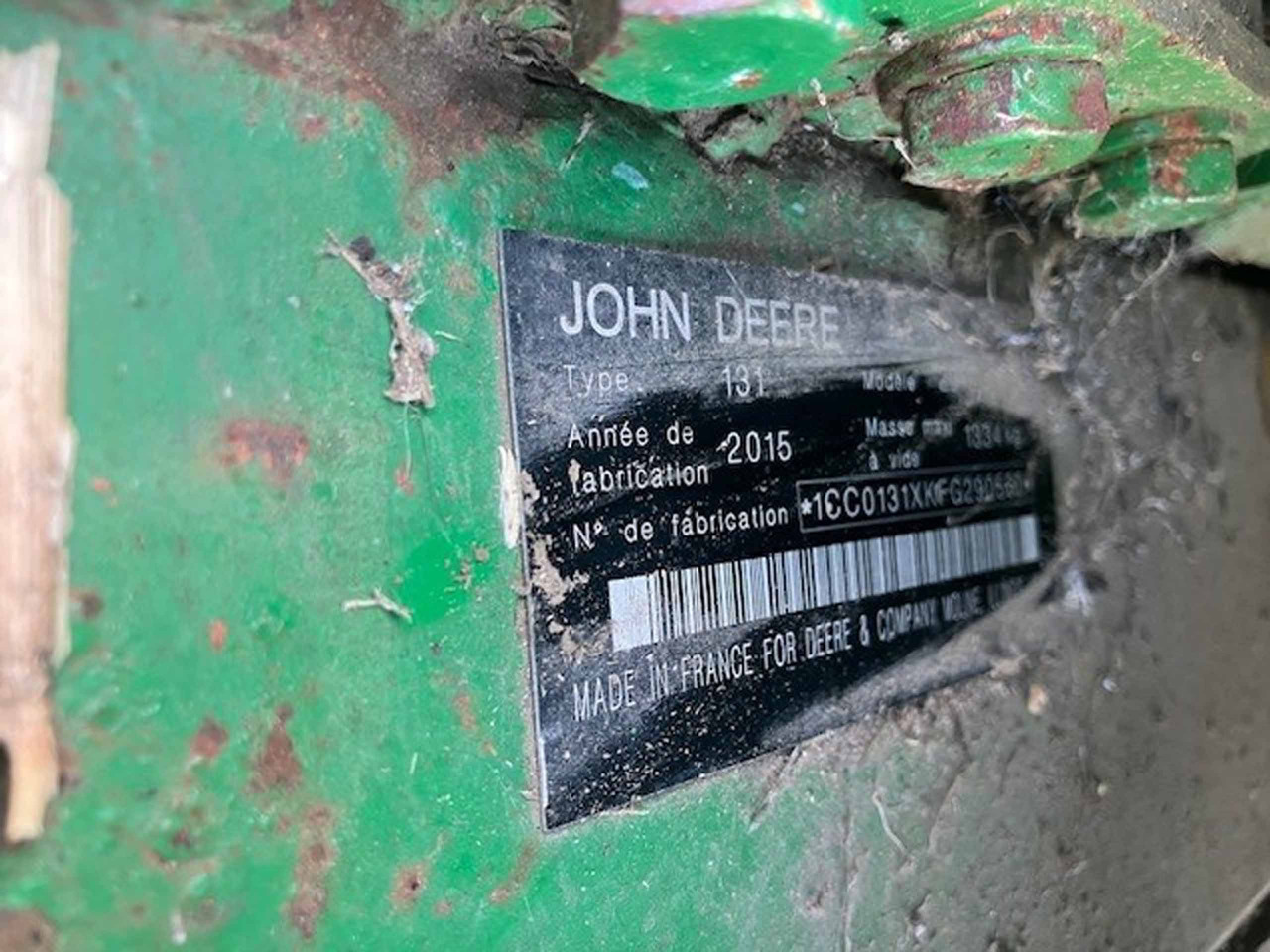 John Deere 131 - Hooi-/ Voedermachine: afbeelding 4 John Deere 131 - Hooi-/ Voedermachine: afbeelding 4