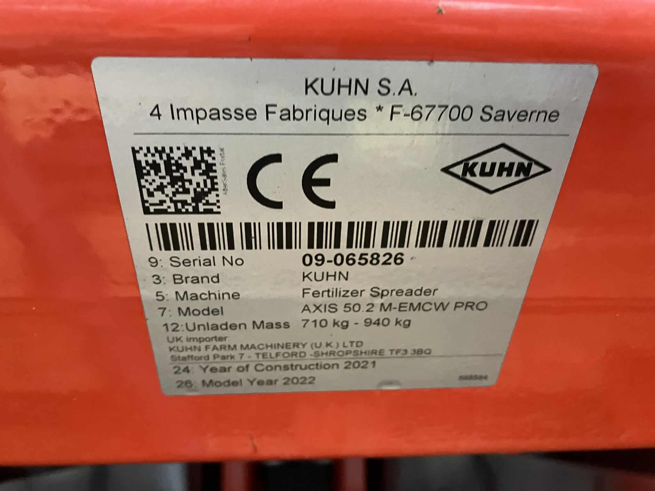 Kuhn Axis 50.2 M-ECW - Kunstmeststrooier: afbeelding 5 Kuhn Axis 50.2 M-ECW - Kunstmeststrooier: afbeelding 5