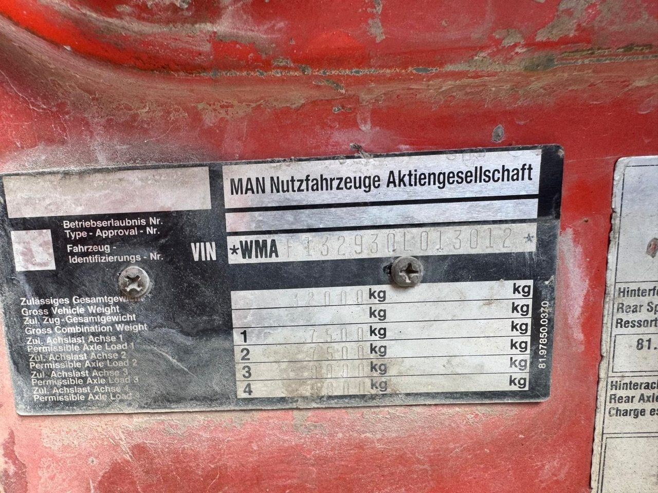 MAN 32.372 8x4 10m³ - Betonmixer: afbeelding 5 MAN 32.372 8x4 10m³ - Betonmixer: afbeelding 5