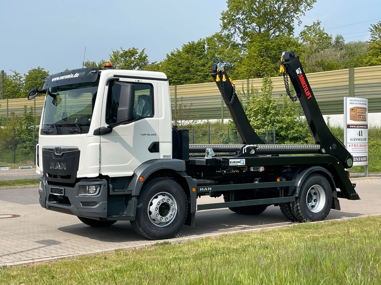 MAN TGM 18.320 4x2 Euro 6e Hiab Multilift Futura 12 - Kipper vrachtwagen, Kraanwagen: afbeelding 2 MAN TGM 18.320 4x2 Euro 6e Hiab Multilift Futura 12 - Kipper vrachtwagen, Kraanwagen: afbeelding 2