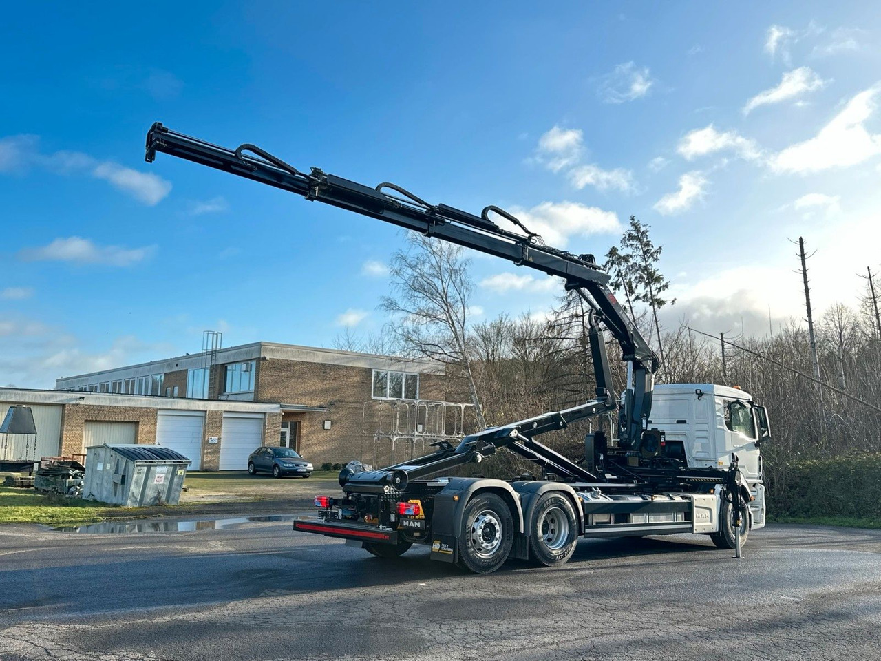 MAN TGS 26.470 6x2 Abrollkipper + Kran Hiab 138-3 - Haakarmsysteem vrachtwagen, Kraanwagen: afbeelding 5 MAN TGS 26.470 6x2 Abrollkipper + Kran Hiab 138-3 - Haakarmsysteem vrachtwagen, Kraanwagen: afbeelding 5