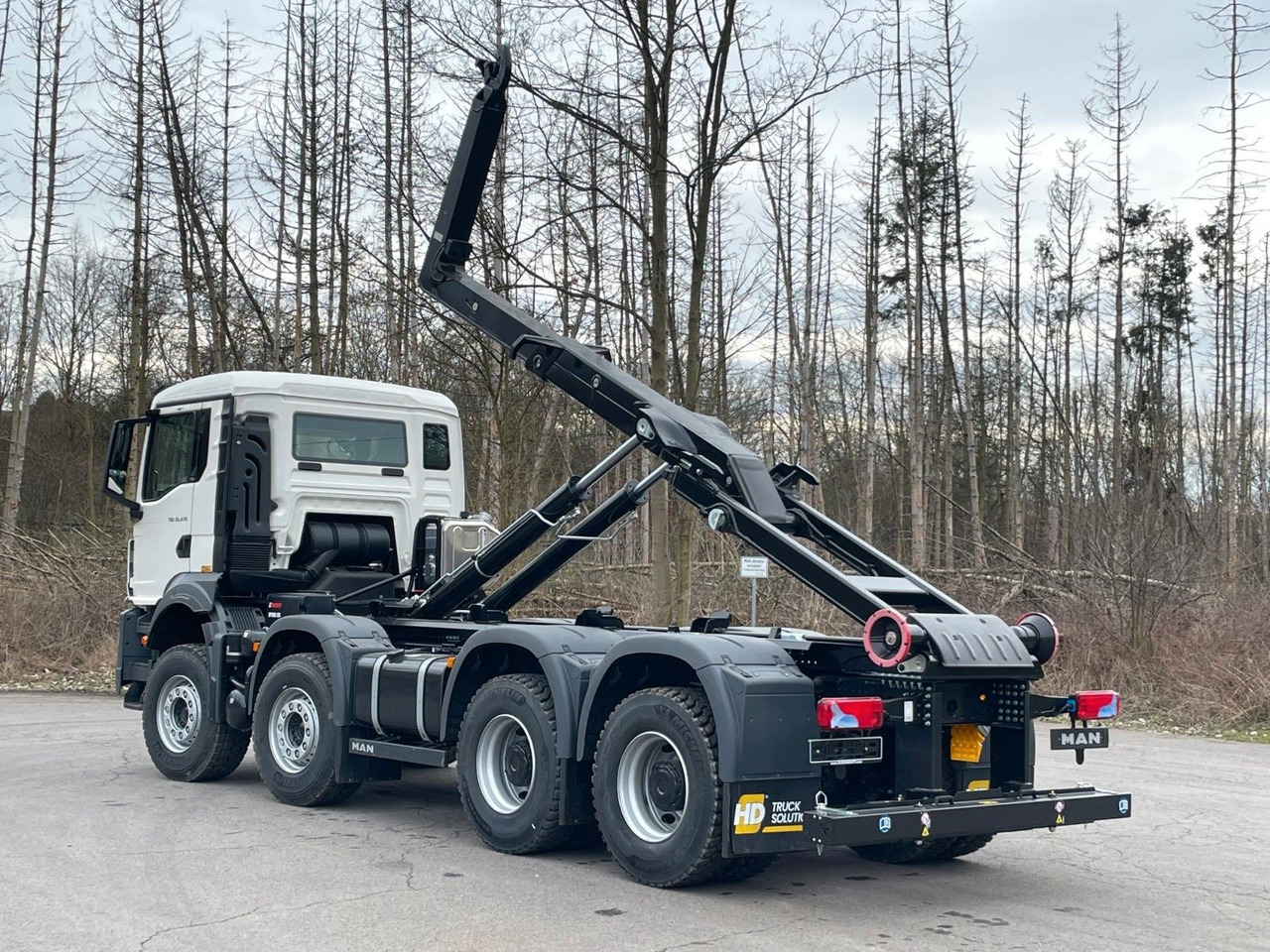 MAN TGS 35.480 8x4 Euro6e Hiab MultLift Abrollkipper - Haakarmsysteem vrachtwagen, Kraanwagen: afbeelding 5 MAN TGS 35.480 8x4 Euro6e Hiab MultLift Abrollkipper - Haakarmsysteem vrachtwagen, Kraanwagen: afbeelding 5