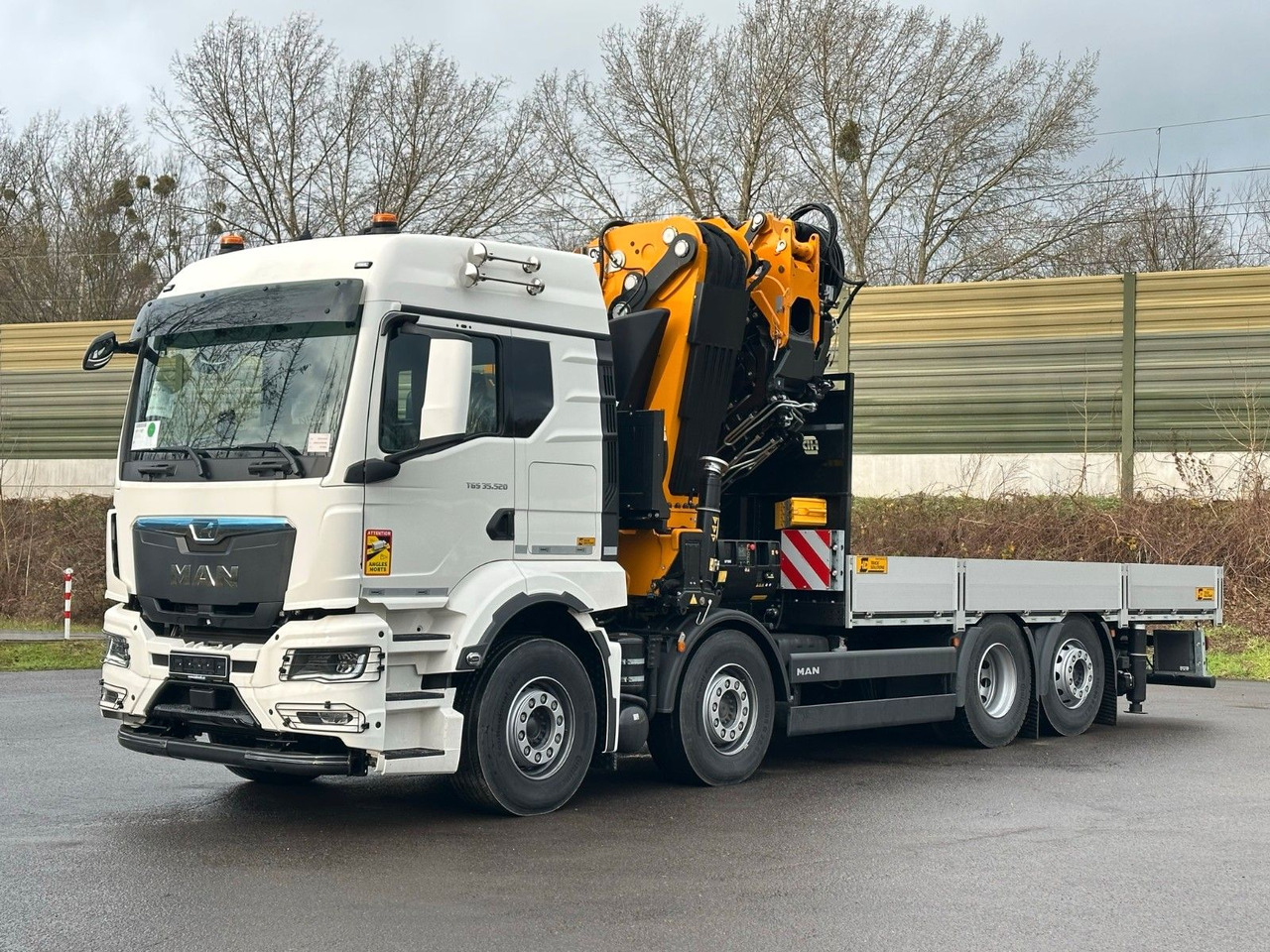 MAN TGS 35.520 8X2 Hiab EFFER 955-8s +Jib 6s - Vrachtwagen met open laadbak, Kraanwagen: afbeelding 3 MAN TGS 35.520 8X2 Hiab EFFER 955-8s +Jib 6s - Vrachtwagen met open laadbak, Kraanwagen: afbeelding 3