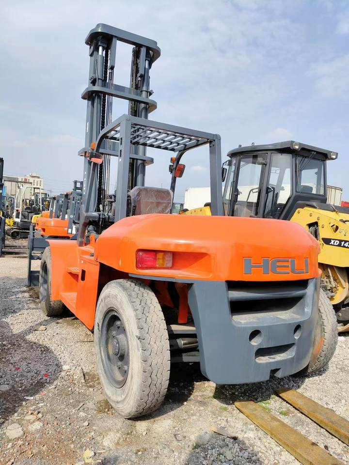 6-Meter Lift Height Mast Forklift Used Heli 10-Ton Forklift Truck  Cpcd100 - Heftruck: afbeelding 3 6-Meter Lift Height Mast Forklift Used Heli 10-Ton Forklift Truck  Cpcd100 - Heftruck: afbeelding 3