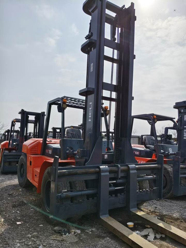 6-Meter Lift Height Mast Forklift Used Heli 10-Ton Forklift Truck  Cpcd100 - Heftruck: afbeelding 2 6-Meter Lift Height Mast Forklift Used Heli 10-Ton Forklift Truck  Cpcd100 - Heftruck: afbeelding 2