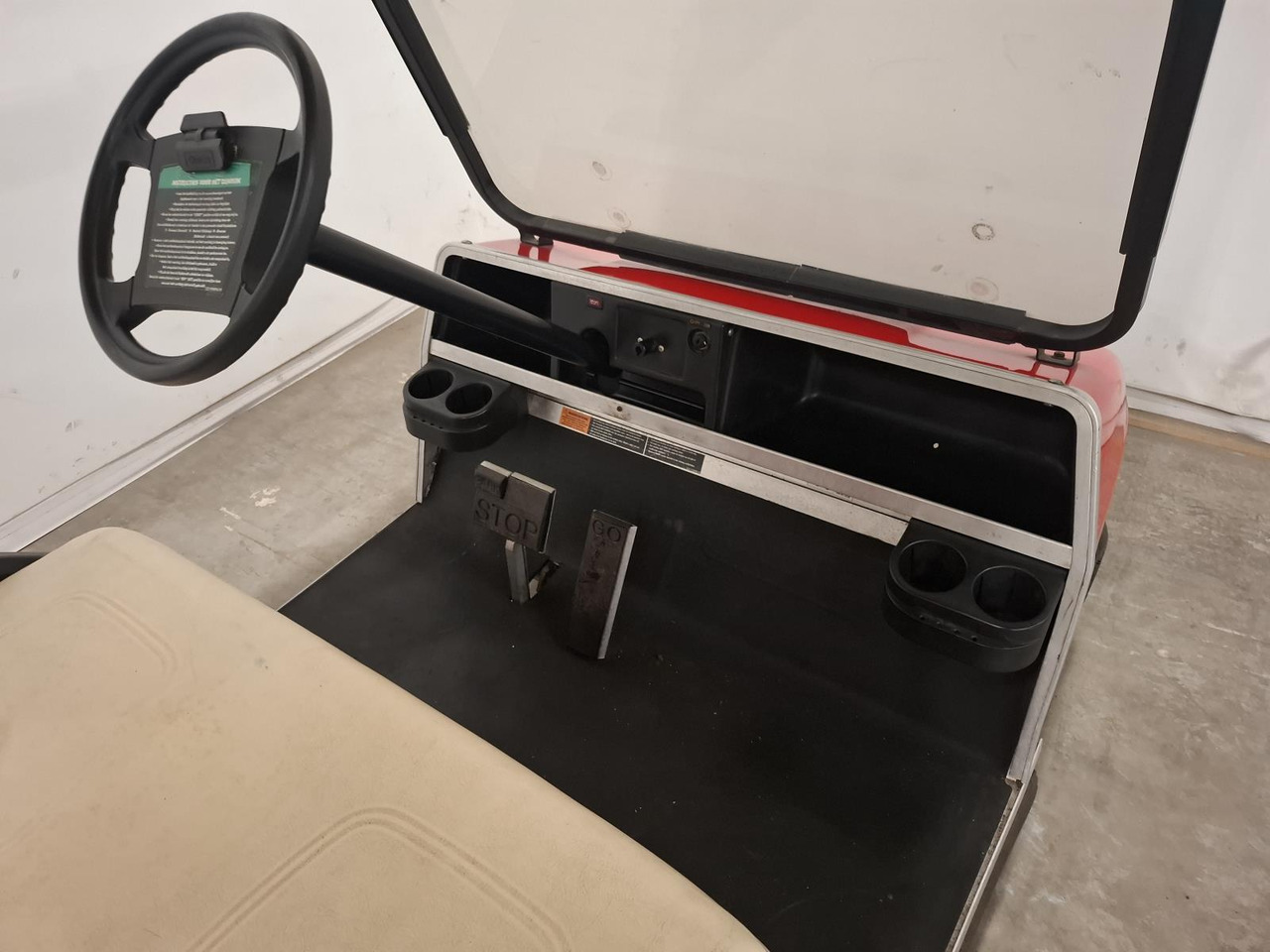 ClubCar Ds 2 seater + open Cargo box TZZ-62-D - Handicart: afbeelding 5 ClubCar Ds 2 seater + open Cargo box TZZ-62-D - Handicart: afbeelding 5