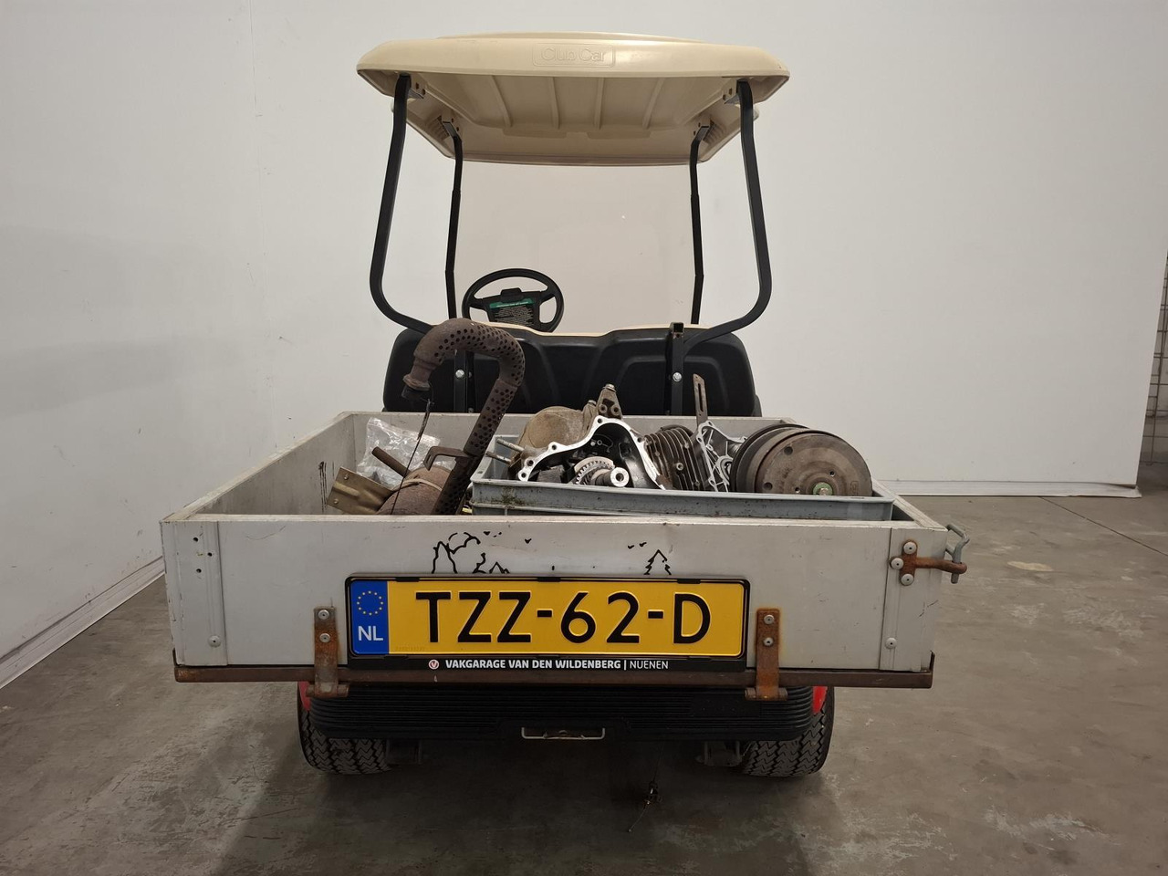 ClubCar Ds 2 seater + open Cargo box TZZ-62-D - Handicart: afbeelding 2 ClubCar Ds 2 seater + open Cargo box TZZ-62-D - Handicart: afbeelding 2