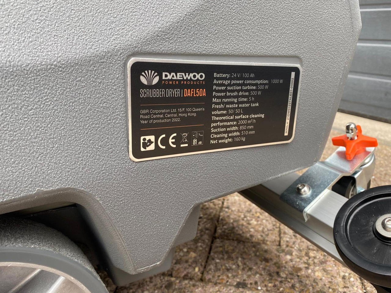 Daewoo DAFL50A Schrobzuigmachine - Schoonmaakmachine: afbeelding 3 Daewoo DAFL50A Schrobzuigmachine - Schoonmaakmachine: afbeelding 3