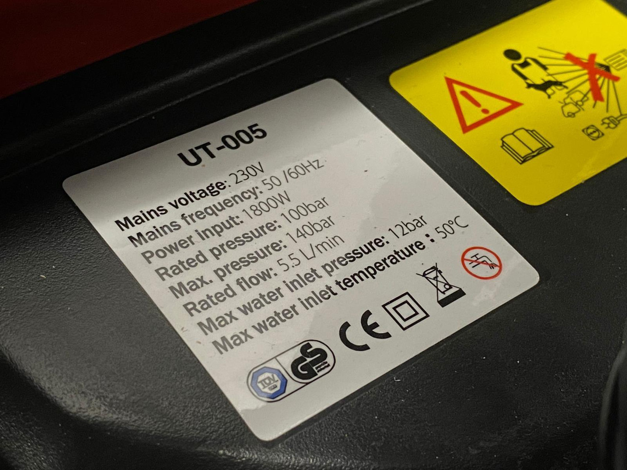 UltraToolz 1800W Hogedrukreiniger - Schoonmaakmachine: afbeelding 4 UltraToolz 1800W Hogedrukreiniger - Schoonmaakmachine: afbeelding 4