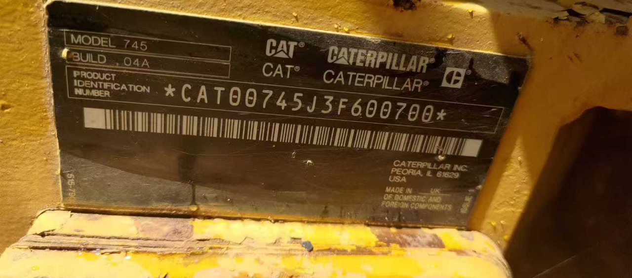 CATPILLAR 745 - Kiepwagen met knikbesturing: afbeelding 5 CATPILLAR 745 - Kiepwagen met knikbesturing: afbeelding 5