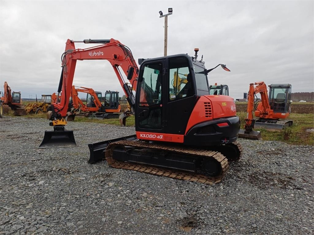 Kubota Kx080-4a Engcon pyörittäjällä - Minigraafmachine: afbeelding 3 Kubota Kx080-4a Engcon pyörittäjällä - Minigraafmachine: afbeelding 3