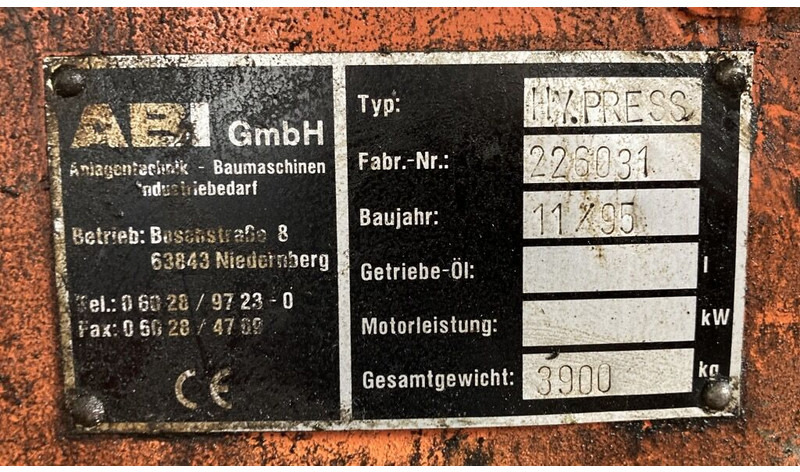 Abi RE 12/14300 Pile Driver & Drill Rig - Heimachine: afbeelding 5 Abi RE 12/14300 Pile Driver & Drill Rig - Heimachine: afbeelding 5