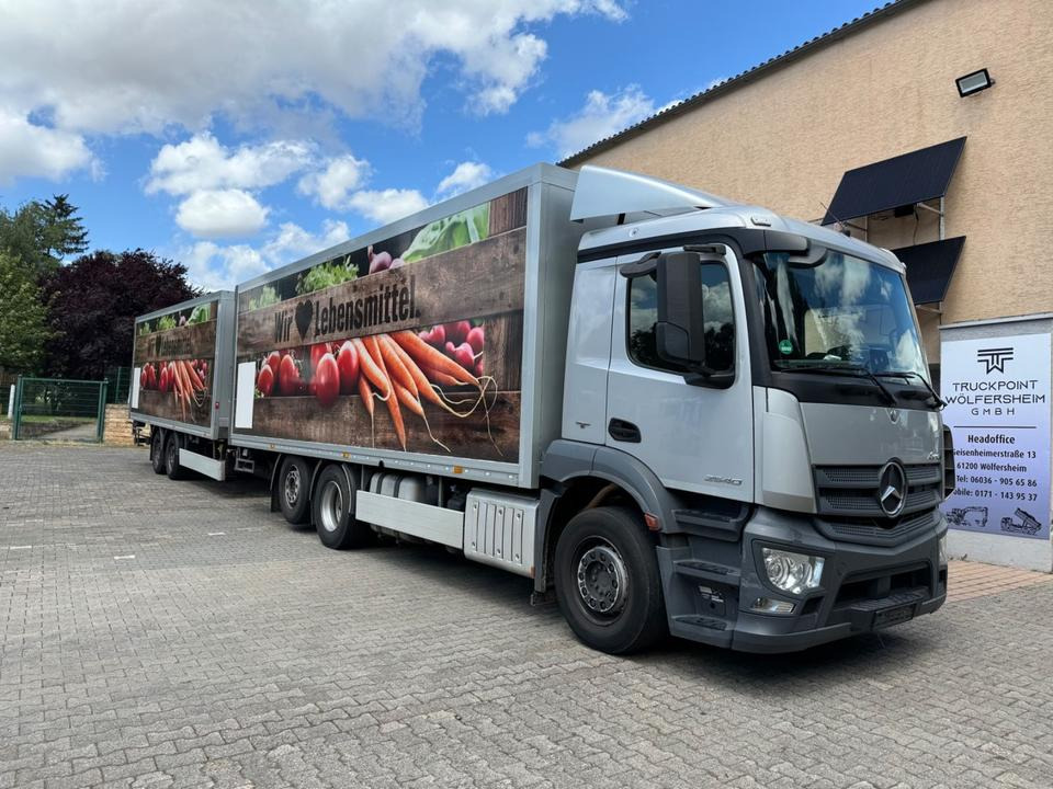 Koelwagen vrachtwagen Mercedes-Benz Antos 2540/Durchladbar/2xLBW/Frigoblock/2instock: afbeelding 1