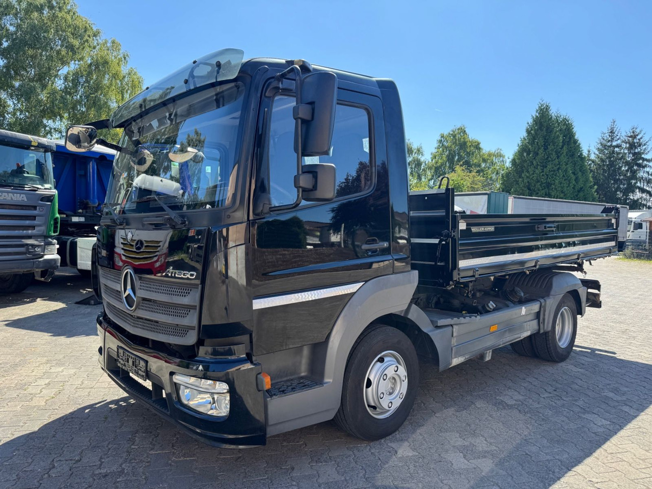 Mercedes-Benz Atego 818/MEILLER/B-B/Klima/aus1.Hand - Kipper bestelwagen: afbeelding 2 Mercedes-Benz Atego 818/MEILLER/B-B/Klima/aus1.Hand - Kipper bestelwagen: afbeelding 2