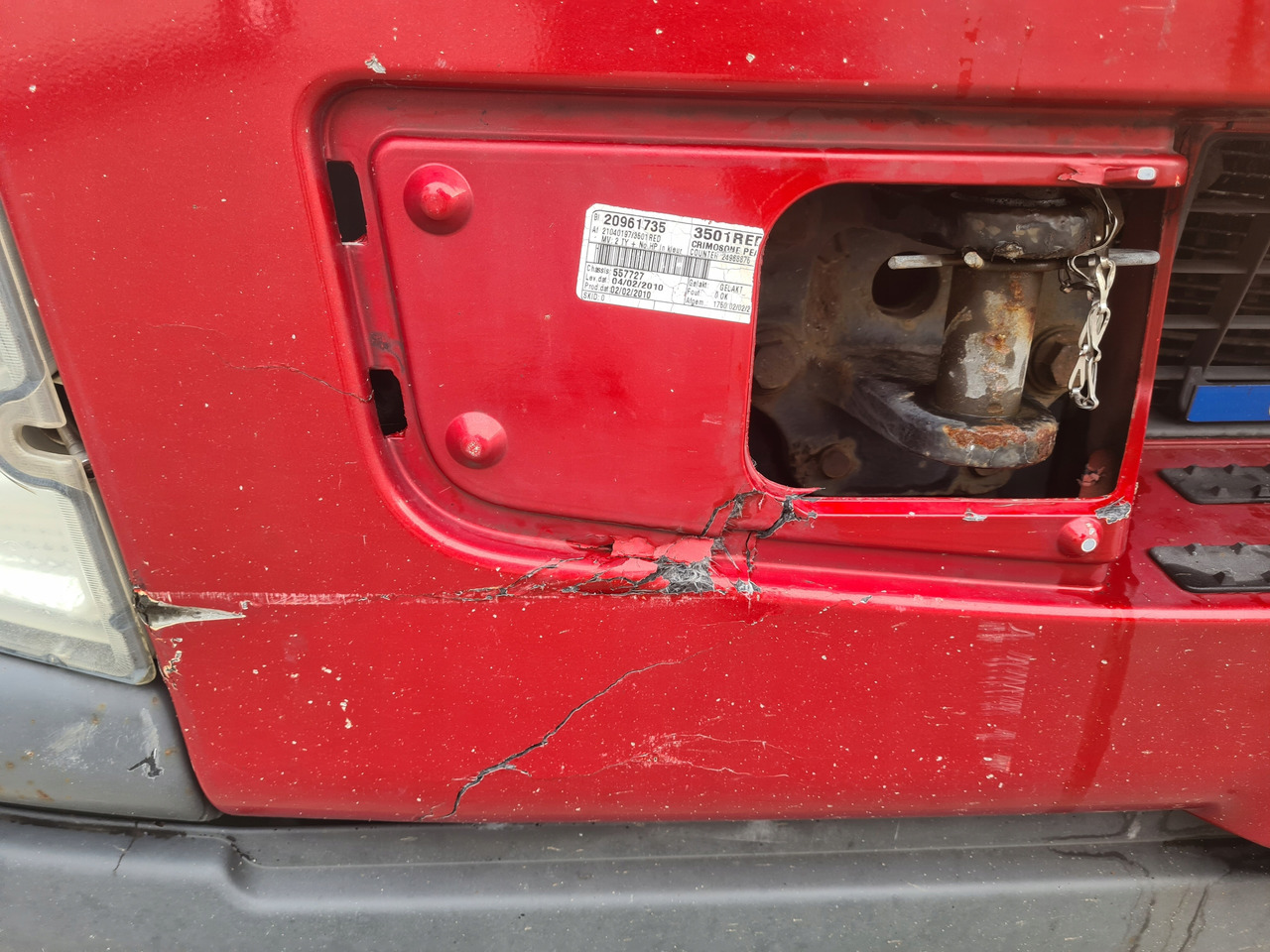 VOLVO ZDERZAK KOMPLETNY Z LAMPAMI BELKA STOPNIE VOLVO FL 22.5 EURO 5 - Bumper voor Vrachtwagen: afbeelding 4 VOLVO ZDERZAK KOMPLETNY Z LAMPAMI BELKA STOPNIE VOLVO FL 22.5 EURO 5 - Bumper voor Vrachtwagen: afbeelding 4