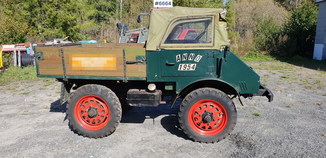 1952 Unimog Typ 2010 - Vrachtwagen met open laadbak: afbeelding 4 1952 Unimog Typ 2010 - Vrachtwagen met open laadbak: afbeelding 4