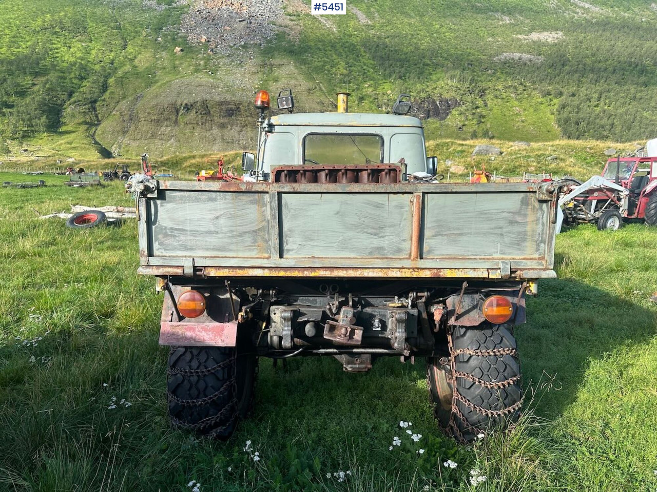 1967 Mercedes-Benz Unimog 406 - Vrachtwagen met open laadbak: afbeelding 4 1967 Mercedes-Benz Unimog 406 - Vrachtwagen met open laadbak: afbeelding 4