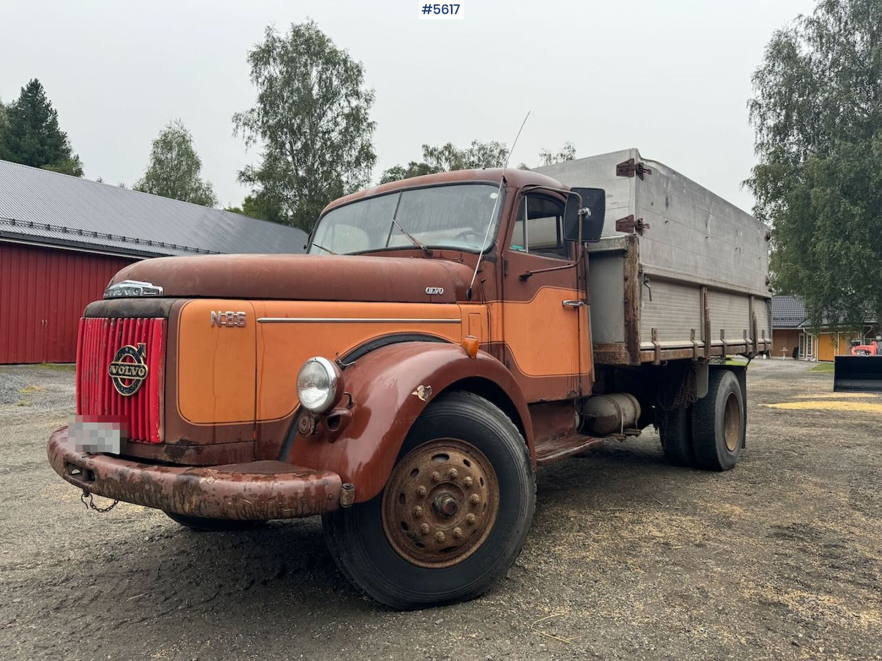 1971 Volvo N86 - Vrachtwagen met open laadbak: afbeelding 1 1971 Volvo N86 - Vrachtwagen met open laadbak: afbeelding 1