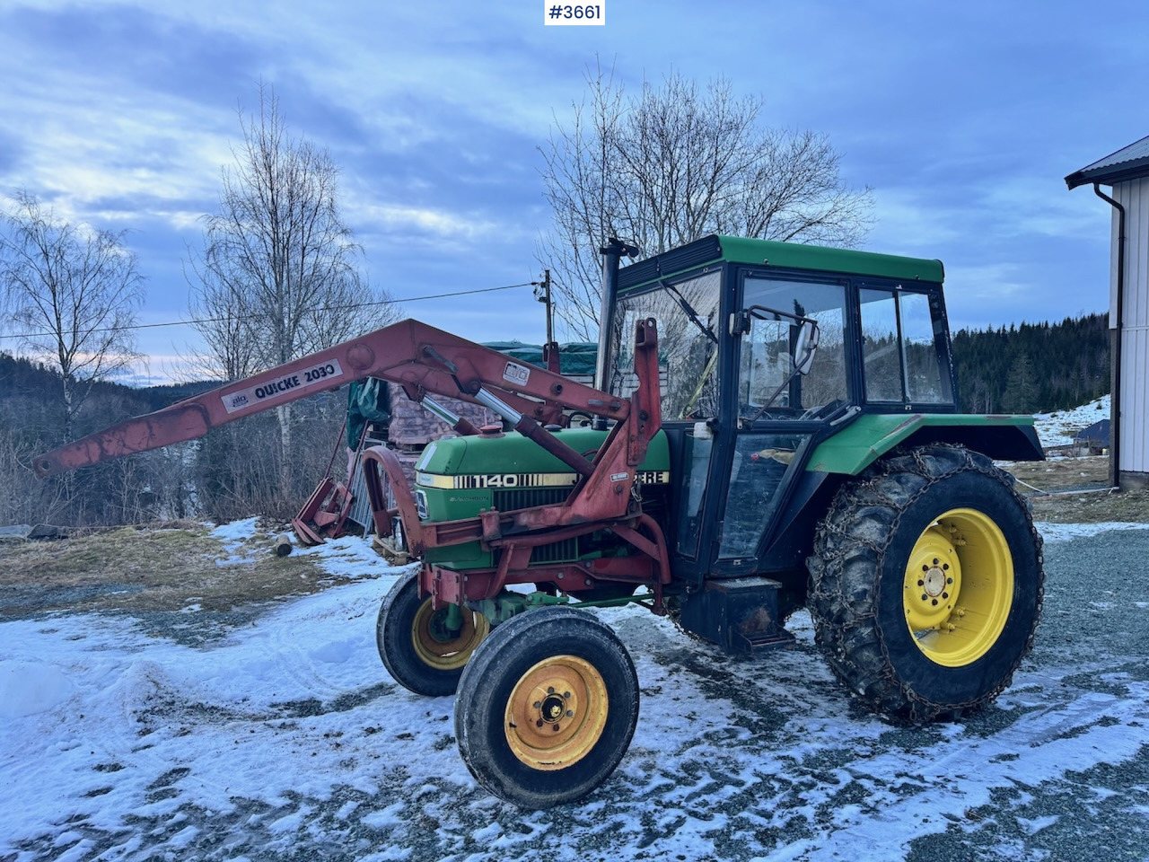 1980 John Deere 1140 Synchron w/ Front loader and bucket - Tractor: afbeelding 3 1980 John Deere 1140 Synchron w/ Front loader and bucket - Tractor: afbeelding 3