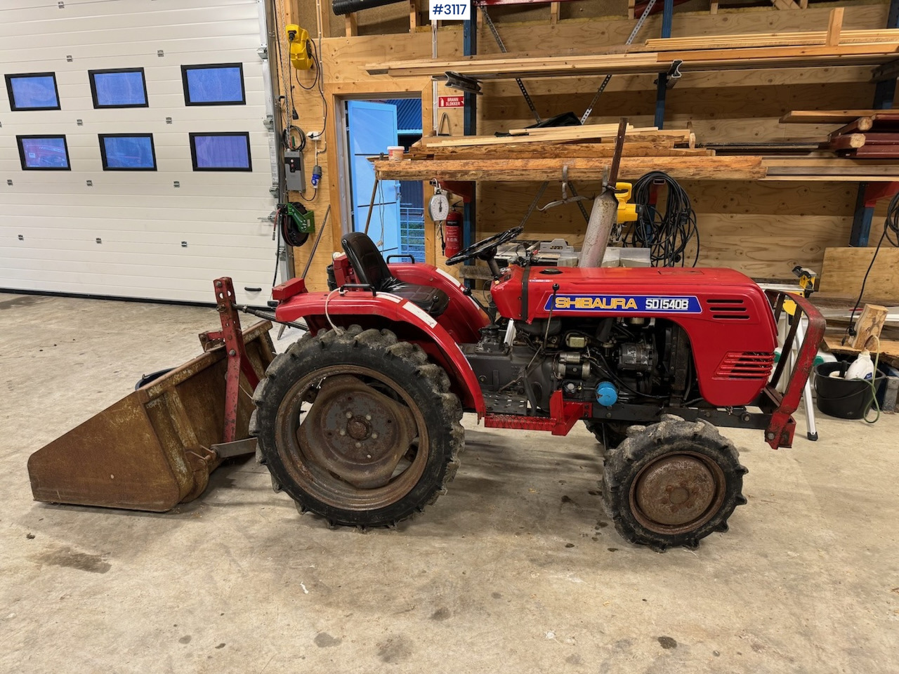 1980 Shibaura SD 1540 B - Tractor: afbeelding 2 1980 Shibaura SD 1540 B - Tractor: afbeelding 2