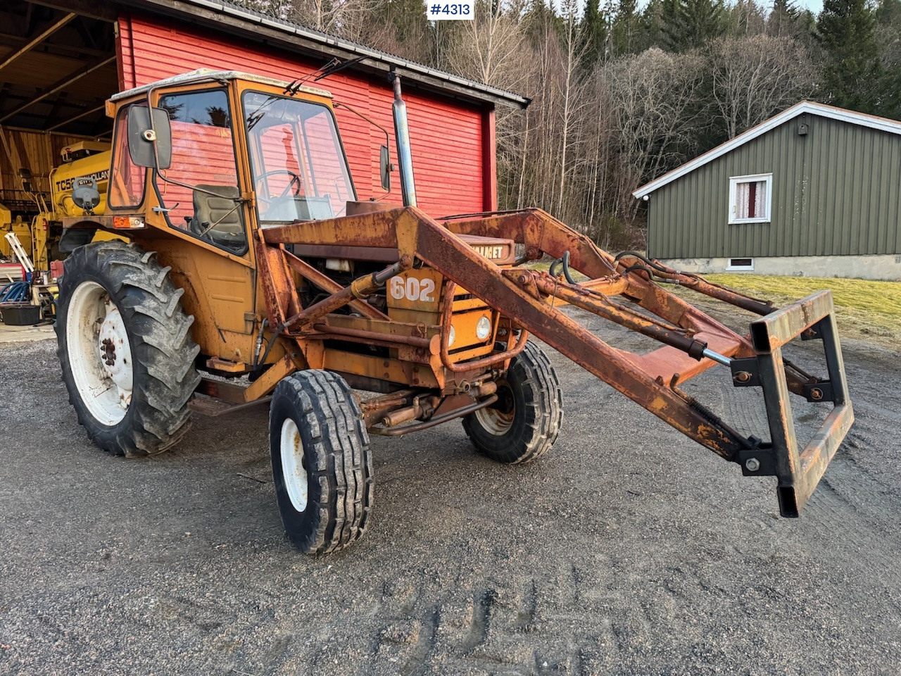 1980 Valmet 602 m/ frontlaster - Tractor: afbeelding 3 1980 Valmet 602 m/ frontlaster - Tractor: afbeelding 3