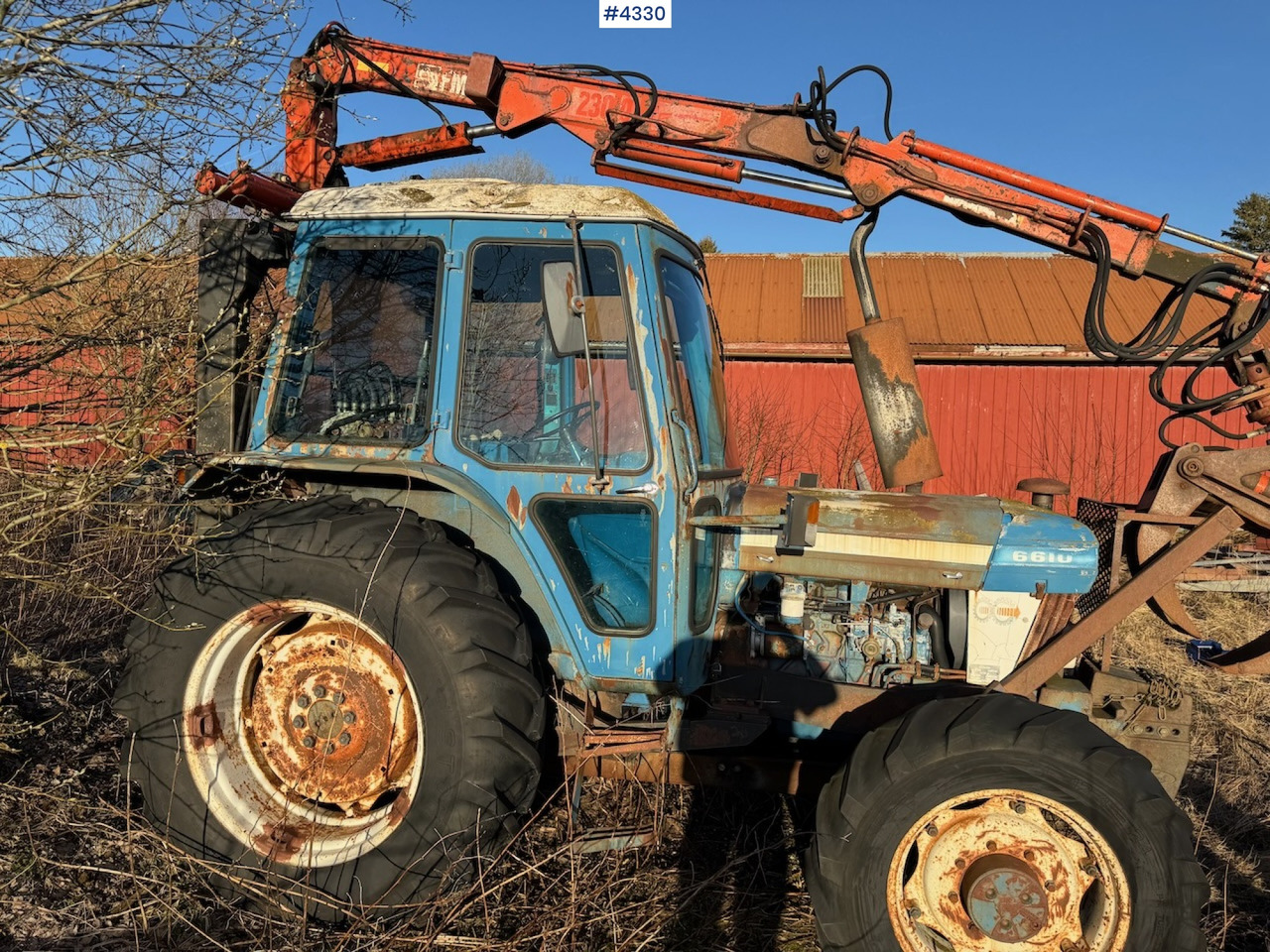 1981 Ford 6610 m/ FMV tømmerkran og tvillinghjul - Tractor: afbeelding 1 1981 Ford 6610 m/ FMV tømmerkran og tvillinghjul - Tractor: afbeelding 1