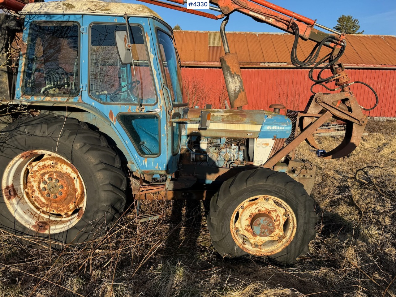 1981 Ford 6610 m/ FMV tømmerkran og tvillinghjul - Tractor: afbeelding 4 1981 Ford 6610 m/ FMV tømmerkran og tvillinghjul - Tractor: afbeelding 4