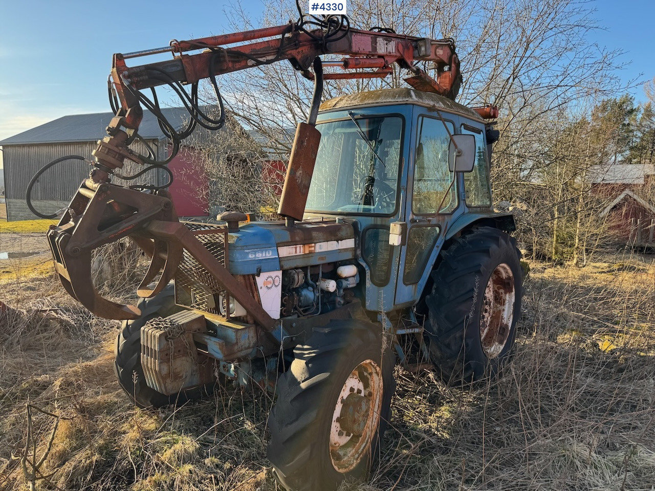 1981 Ford 6610 m/ FMV tømmerkran og tvillinghjul - Tractor: afbeelding 2 1981 Ford 6610 m/ FMV tømmerkran og tvillinghjul - Tractor: afbeelding 2