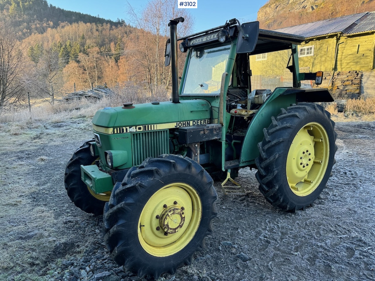 1981 John Deere 1140 Synchron with front loader - Tractor: afbeelding 3 1981 John Deere 1140 Synchron with front loader - Tractor: afbeelding 3