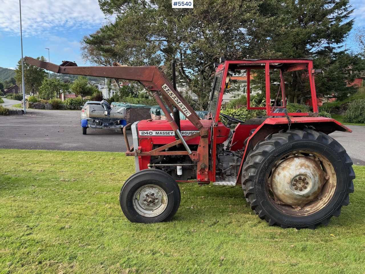 1982 Massey Ferguson 235 w/front loader. - Tractor: afbeelding 4 1982 Massey Ferguson 235 w/front loader. - Tractor: afbeelding 4