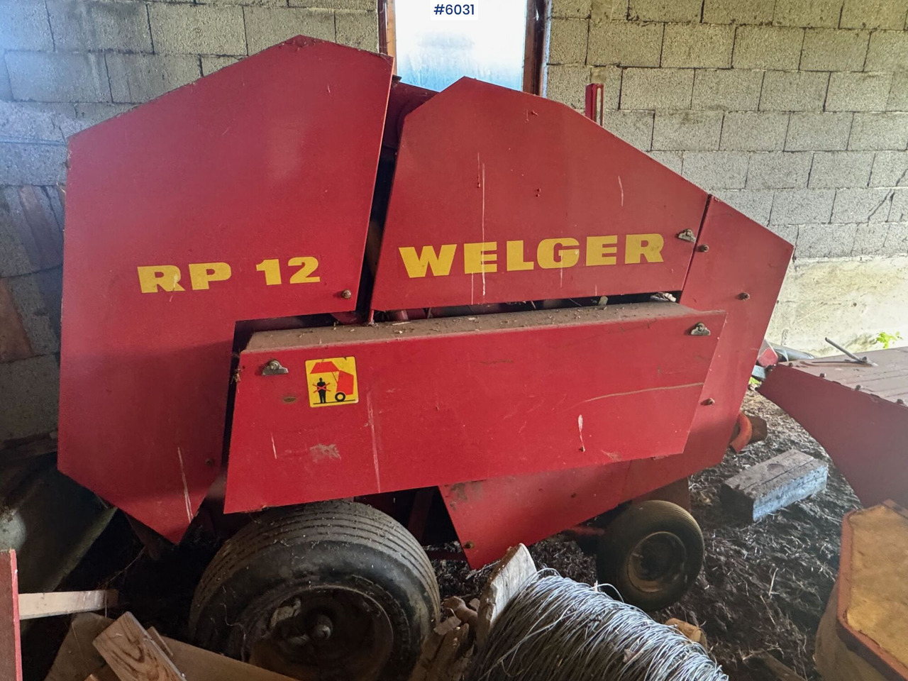1983 Welger RP 12 round baler - Hooi-/ Voedermachine: afbeelding 5 1983 Welger RP 12 round baler - Hooi-/ Voedermachine: afbeelding 5