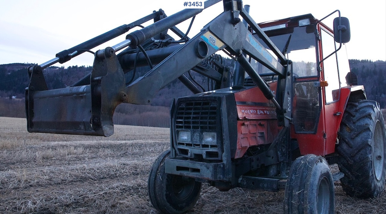 1984 Valmet 505 turbo m/ Frontlaster - Tractor: afbeelding 2 1984 Valmet 505 turbo m/ Frontlaster - Tractor: afbeelding 2