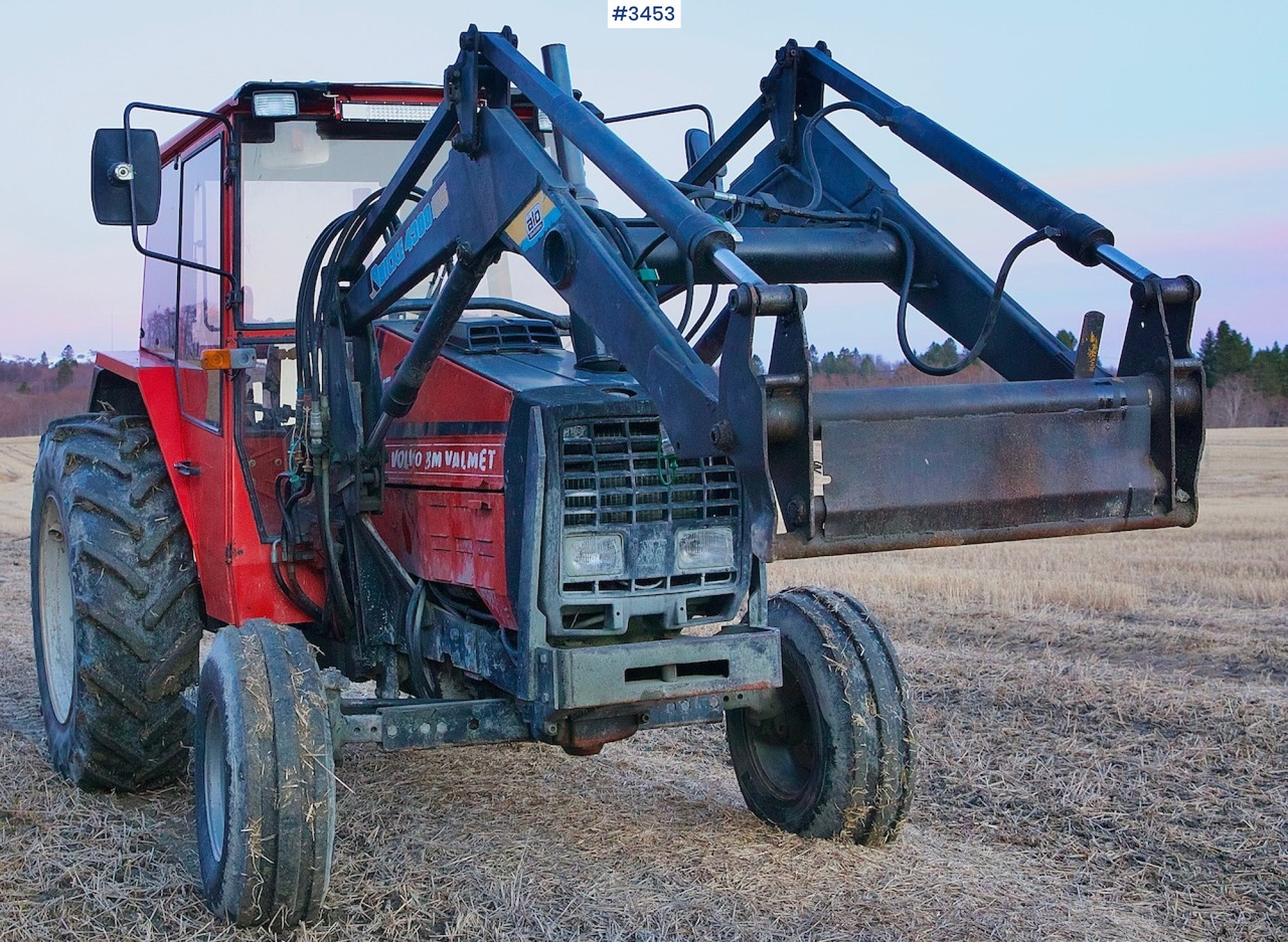 1984 Valmet 505 turbo m/ Frontlaster - Tractor: afbeelding 1 1984 Valmet 505 turbo m/ Frontlaster - Tractor: afbeelding 1