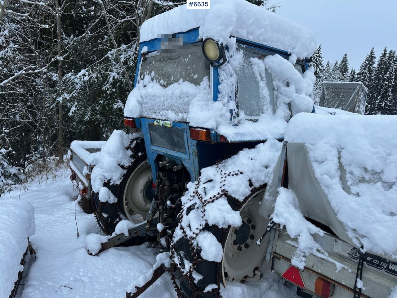 1985 Iseki 4451 tractor w/ front loader. - Tractor: afbeelding 4 1985 Iseki 4451 tractor w/ front loader. - Tractor: afbeelding 4