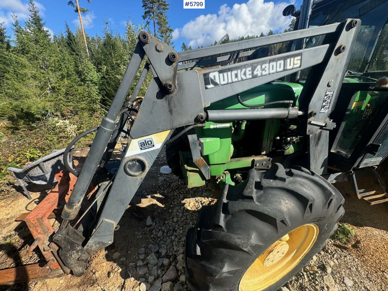 1985 John Deere 2040 4x4 w/ front loader - Tractor: afbeelding 3 1985 John Deere 2040 4x4 w/ front loader - Tractor: afbeelding 3