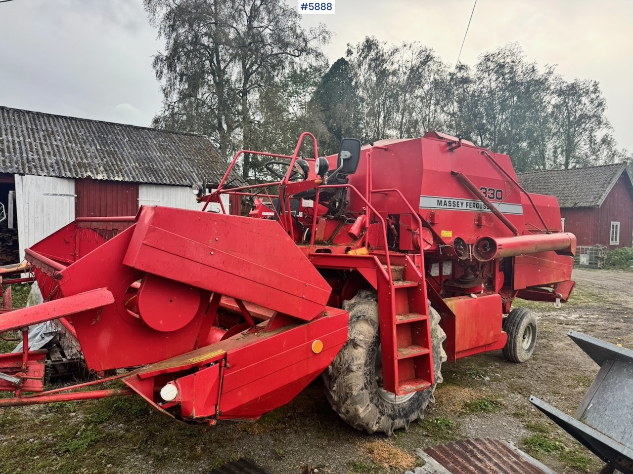 1986 Massey Ferguson 330 combine harvester - Maaidorser: afbeelding 5 1986 Massey Ferguson 330 combine harvester - Maaidorser: afbeelding 5