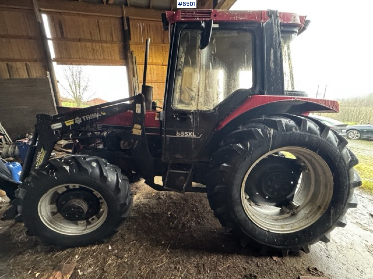 1987 Case IH 885XL tractor with Trima front loader - Tractor: afbeelding 4 1987 Case IH 885XL tractor with Trima front loader - Tractor: afbeelding 4