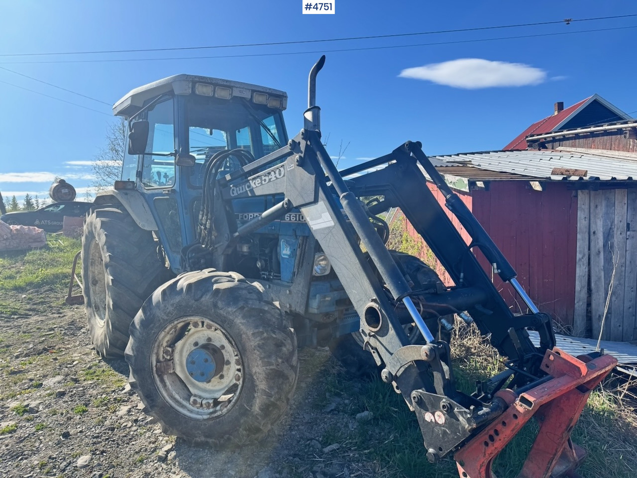 1987 Ford 6610 4x4 w/ Front loader. - Tractor: afbeelding 4 1987 Ford 6610 4x4 w/ Front loader. - Tractor: afbeelding 4