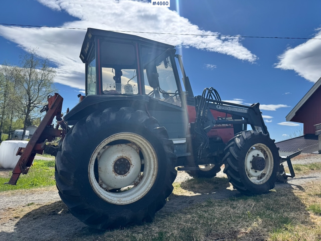 1989 Valmet 455 4x4 w/ Front loader - Tractor: afbeelding 5 1989 Valmet 455 4x4 w/ Front loader - Tractor: afbeelding 5