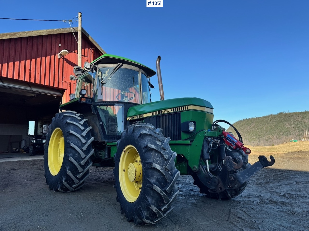 1991 John Deere 2850 4x4 Synchron w/ front hydraulics. - Tractor: afbeelding 2 1991 John Deere 2850 4x4 Synchron w/ front hydraulics. - Tractor: afbeelding 2