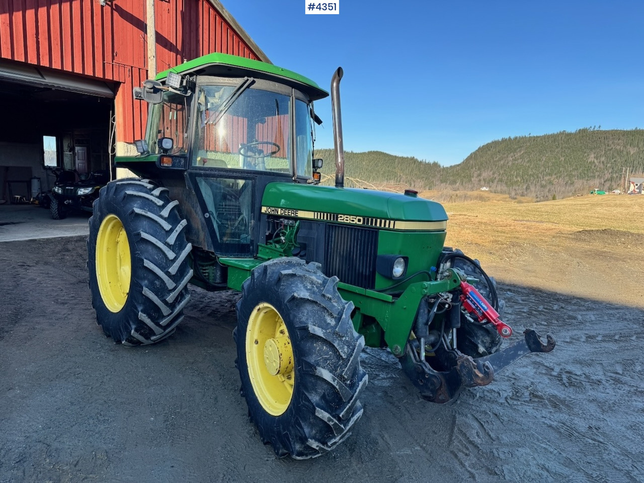 1991 John Deere 2850 4x4 Synchron w/ front hydraulics. - Tractor: afbeelding 5 1991 John Deere 2850 4x4 Synchron w/ front hydraulics. - Tractor: afbeelding 5