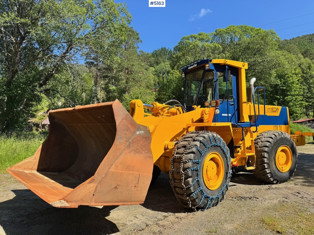 1994 Komatsu WA420-1 Wheel Loader w/ Bucket. 7200 hours! - Wiellader: afbeelding 1 1994 Komatsu WA420-1 Wheel Loader w/ Bucket. 7200 hours! - Wiellader: afbeelding 1