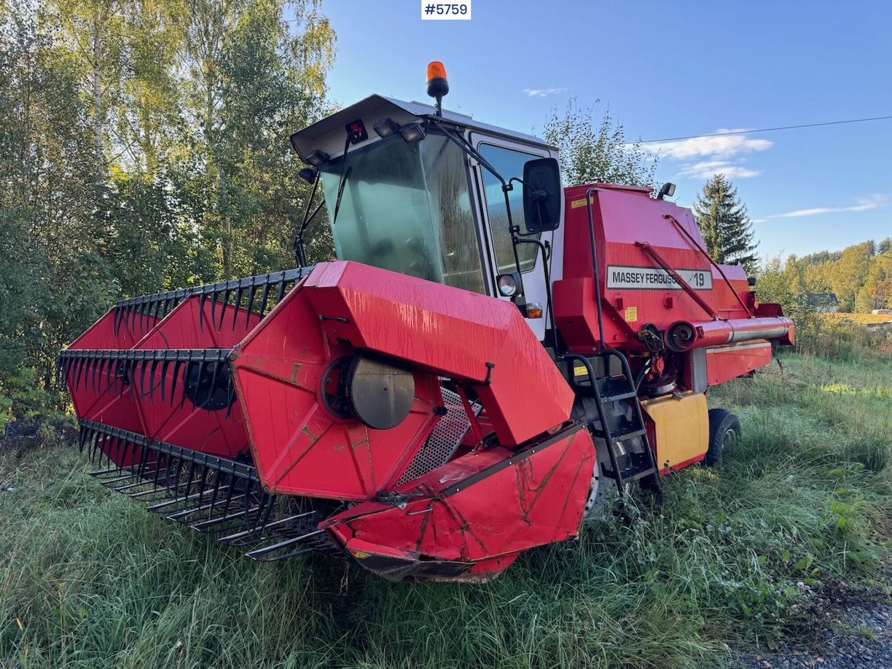 1995 Massey ferguson 19 - Maaidorser: afbeelding 3 1995 Massey ferguson 19 - Maaidorser: afbeelding 3