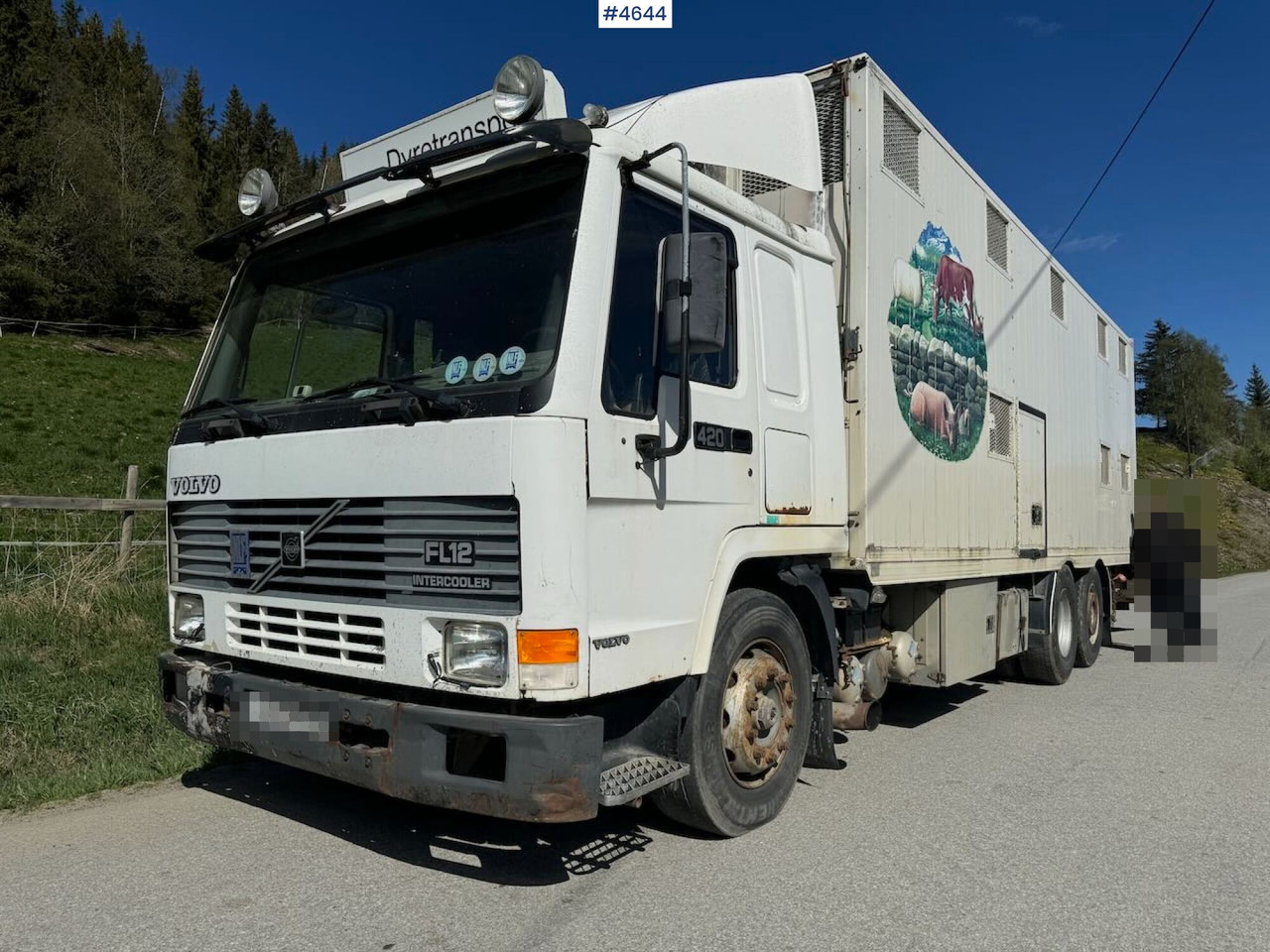 1997 Volvo FL12 6x2 Dyretransportbil - Veewagen vrachtwagen: afbeelding 1 1997 Volvo FL12 6x2 Dyretransportbil - Veewagen vrachtwagen: afbeelding 1