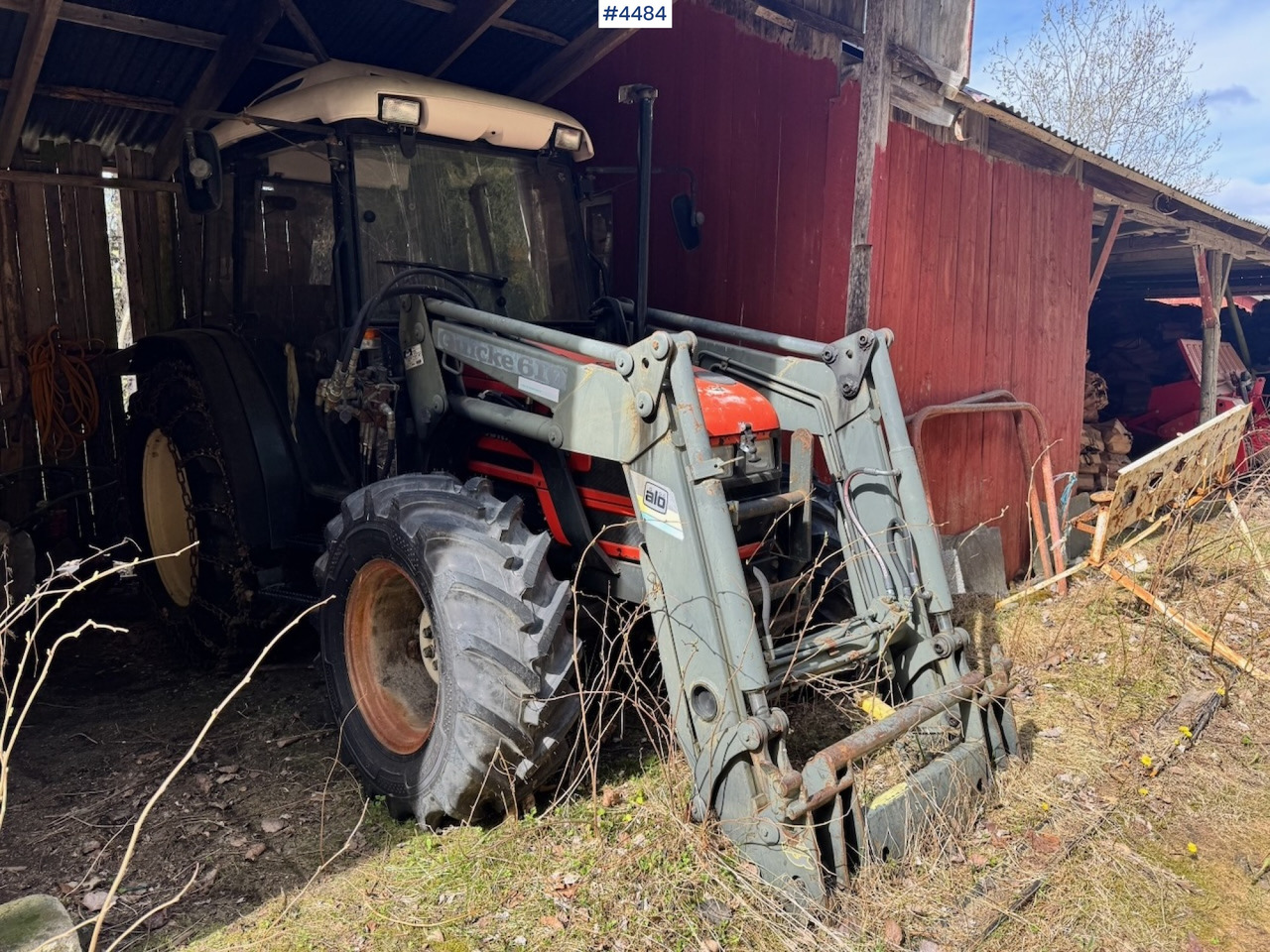 1998 Same Dorado 60 4x4 Traktor w/ Front loader. Partial repair needed. - Tractor: afbeelding 2 1998 Same Dorado 60 4x4 Traktor w/ Front loader. Partial repair needed. - Tractor: afbeelding 2