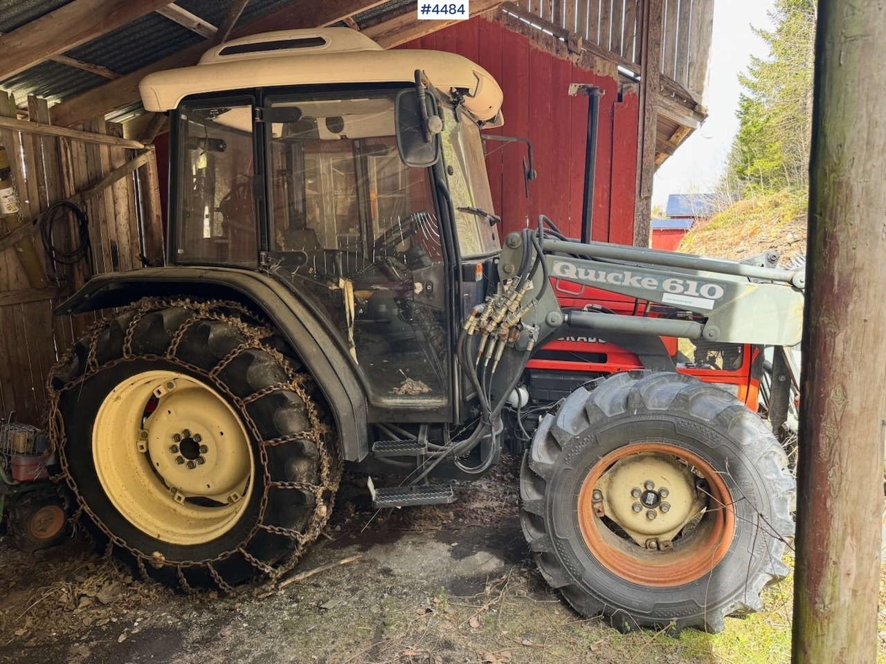1998 Same Dorado 60 4x4 Traktor w/ Front loader. Partial repair needed. - Tractor: afbeelding 3 1998 Same Dorado 60 4x4 Traktor w/ Front loader. Partial repair needed. - Tractor: afbeelding 3